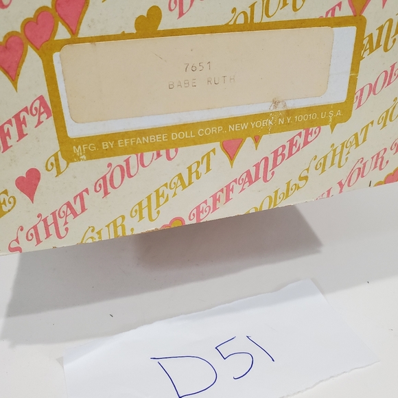 Effanbee Babe Ruth #7651 Great Moments In Sports - Picture 10 of 16